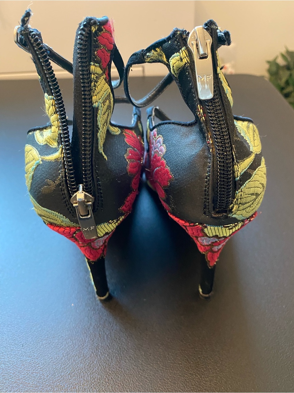 Marc Fisher Heels Women Size 8 M Joey Floral Stiletto 3" - Picture 7 of 8